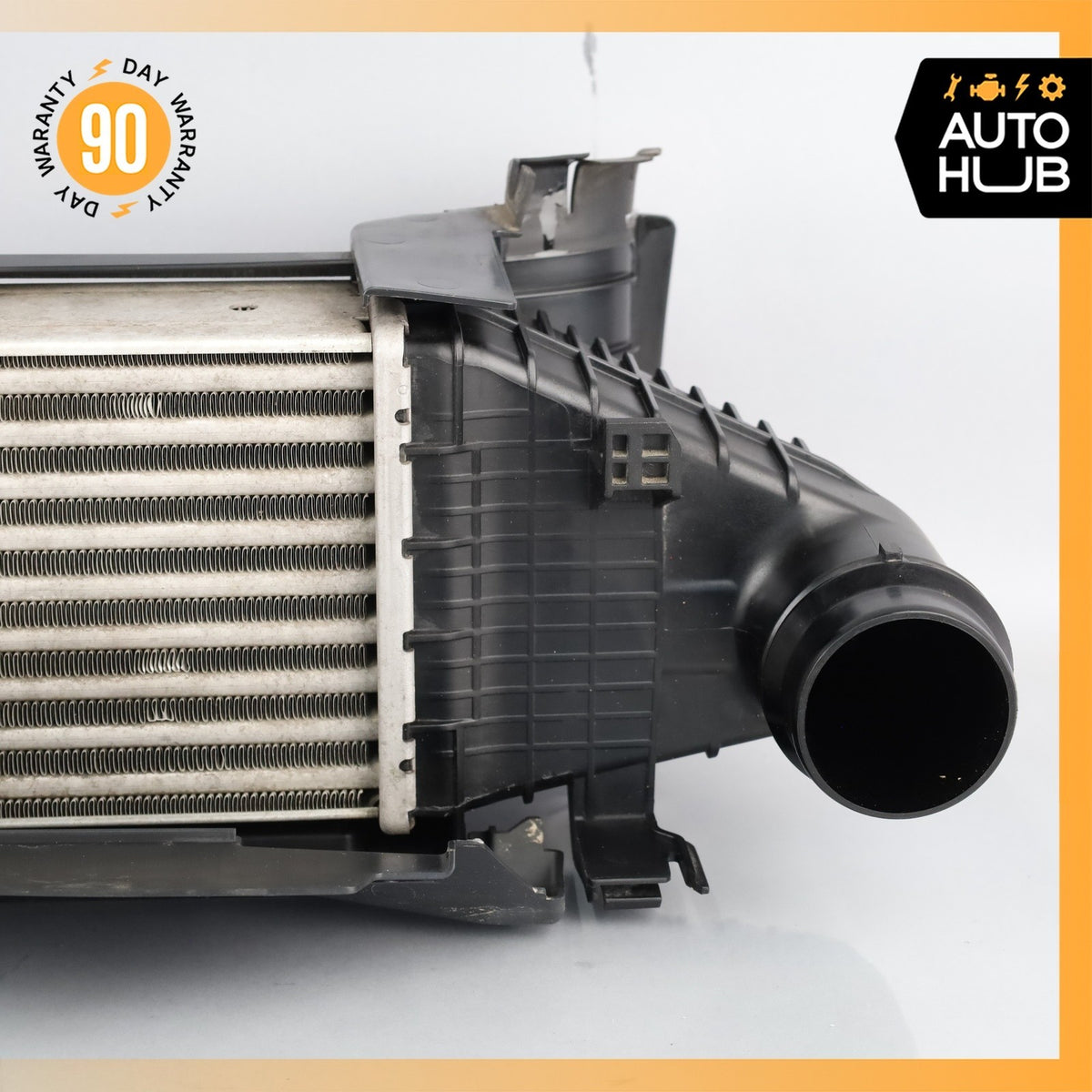 12-15 Mercedes R172 SLK250 M271 Intercooler Air Cooler Radiator w/ Air Duct OEM - photo 7
