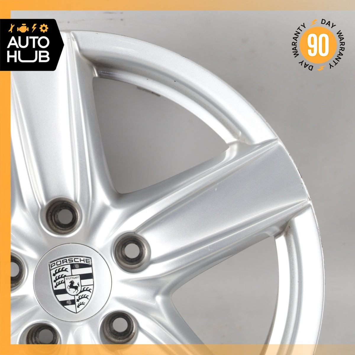 Porsche Cayenne 958 8 x 18 18" Wheel Rim Silver 7P5601025D OEM - photo 2