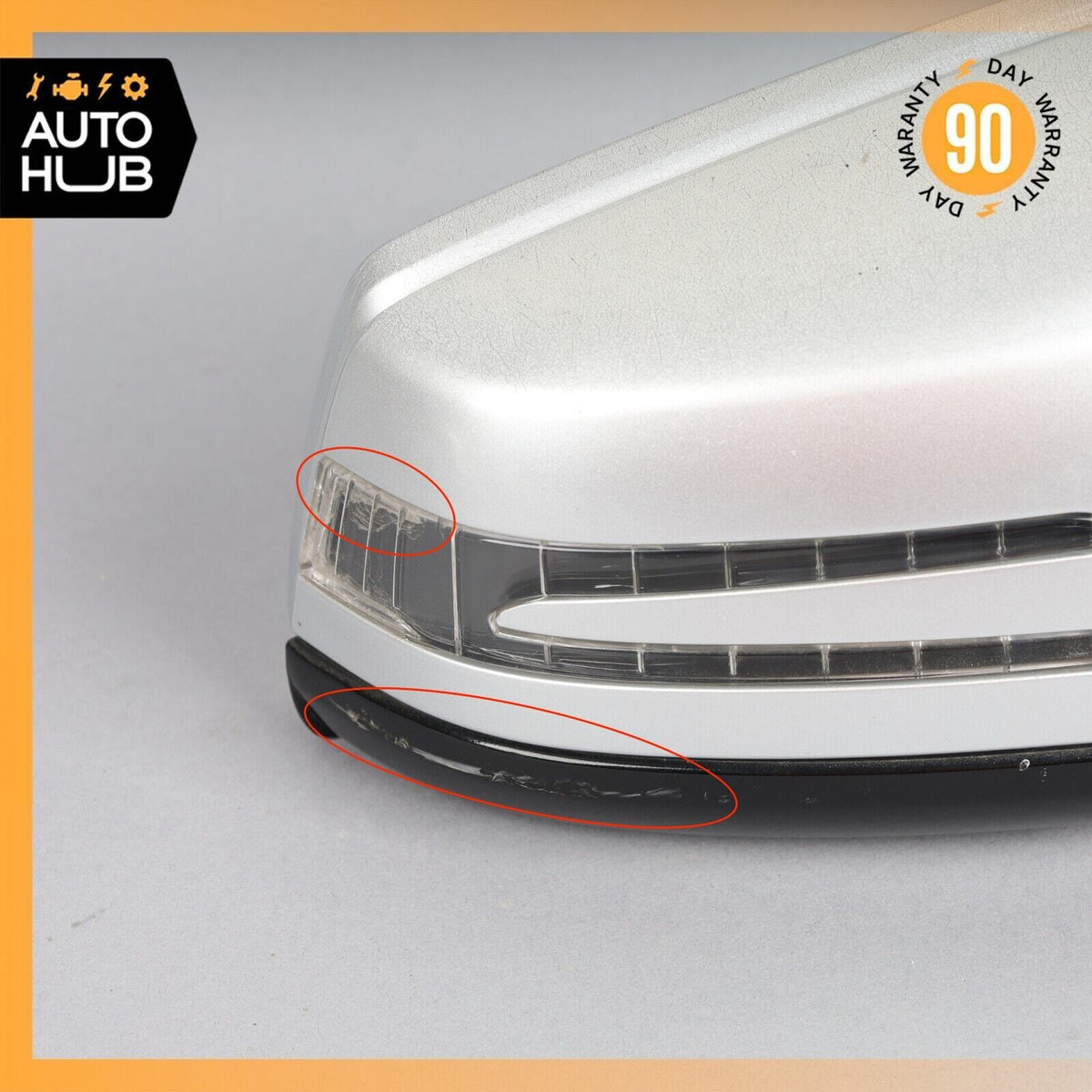 07-09 Mercedes W221 S63 Right & Left Side Rear View Door Mirrors Set Aftermarket - photo 2