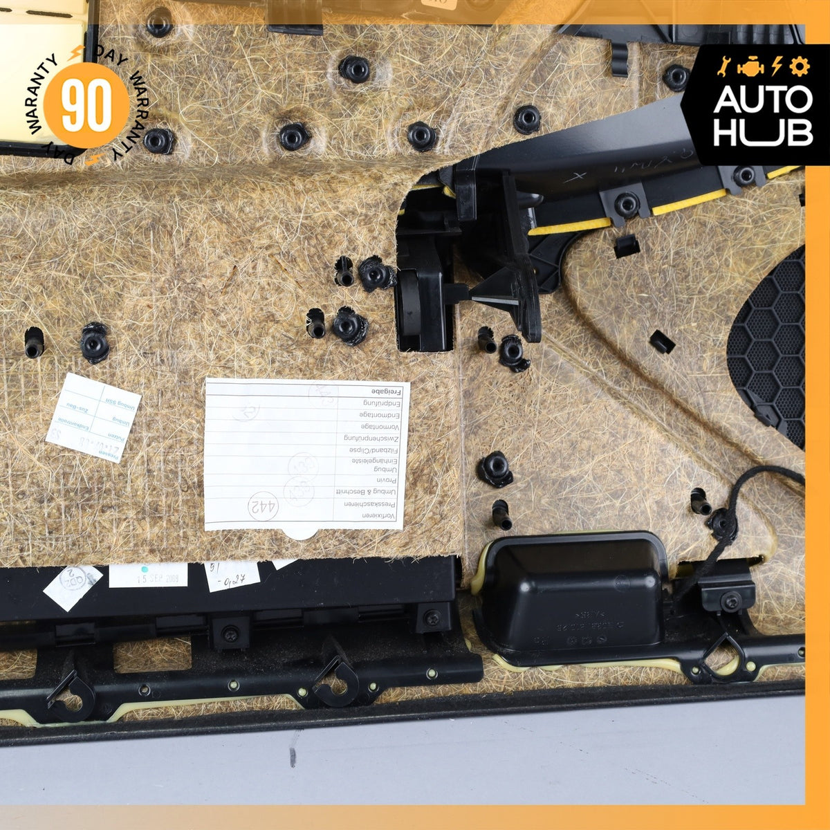 09-12 Mercedes R230 SL550 Interior Door Panel Right Passenger Side Black OEM - photo 19