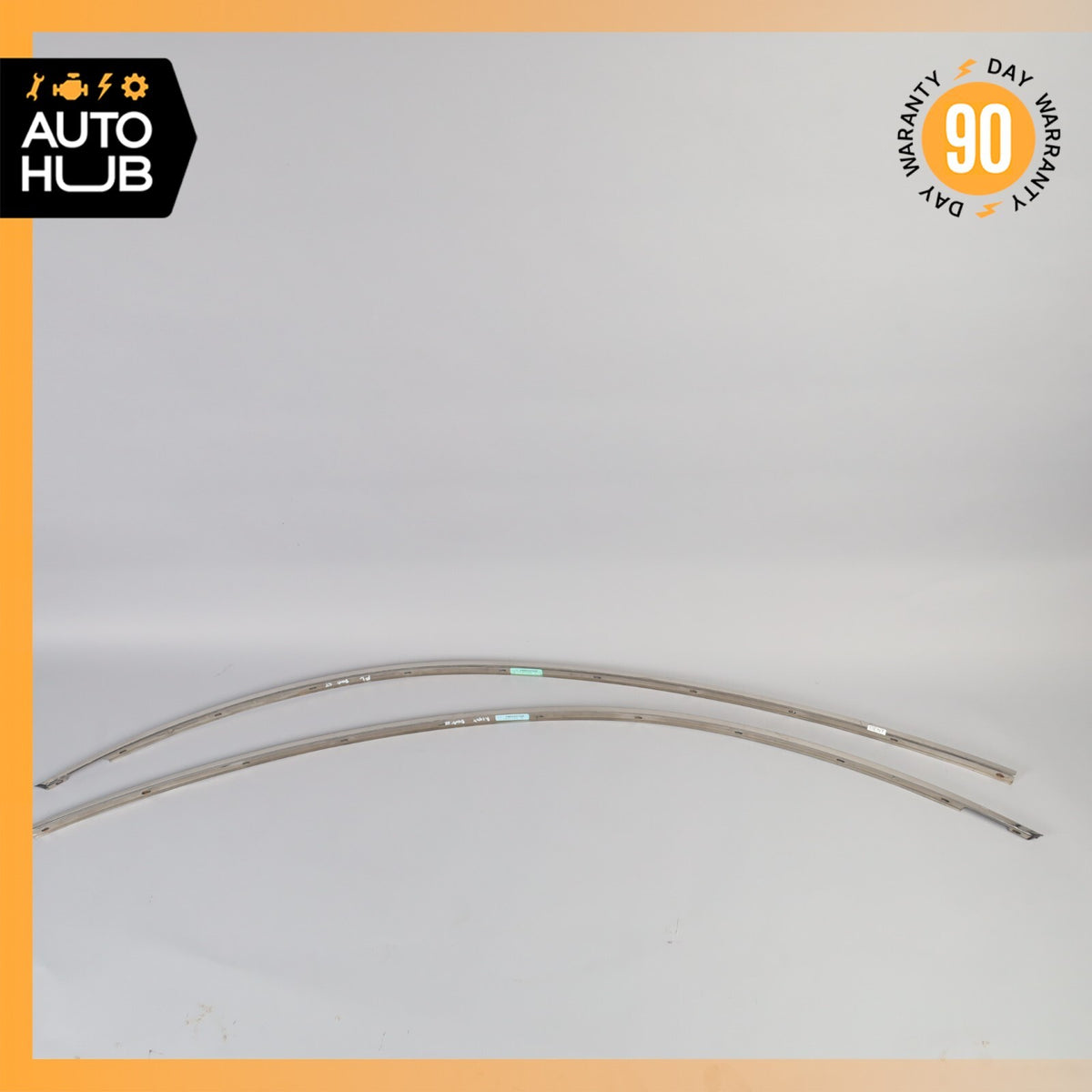 03-10 Bentley Continental GT Front Left & Right Door Window Molding Frame OEM - photo 1