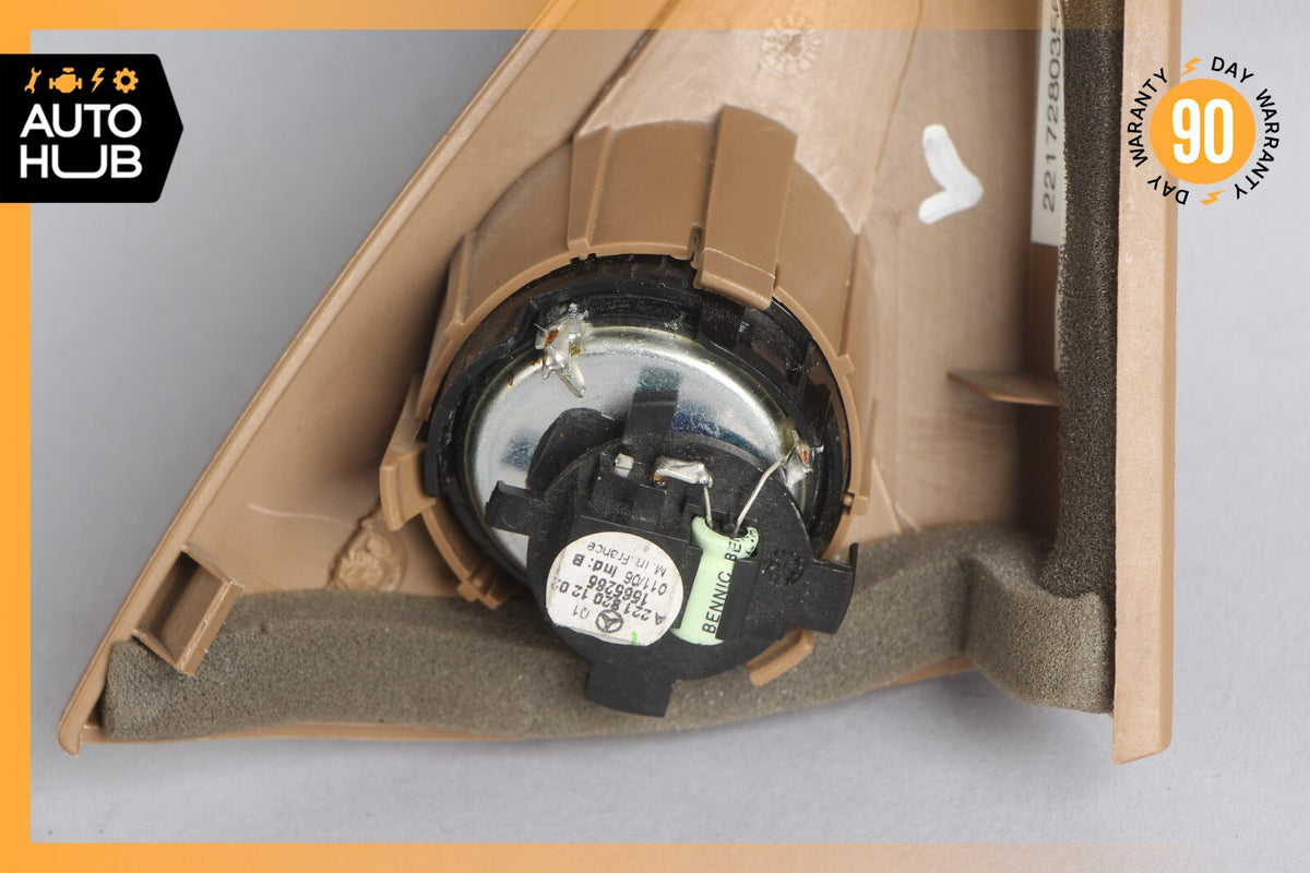07-13 Mercedes W221 S600 S550 Door Corner Speaker Left Driver Side Brown OEM - photo 8