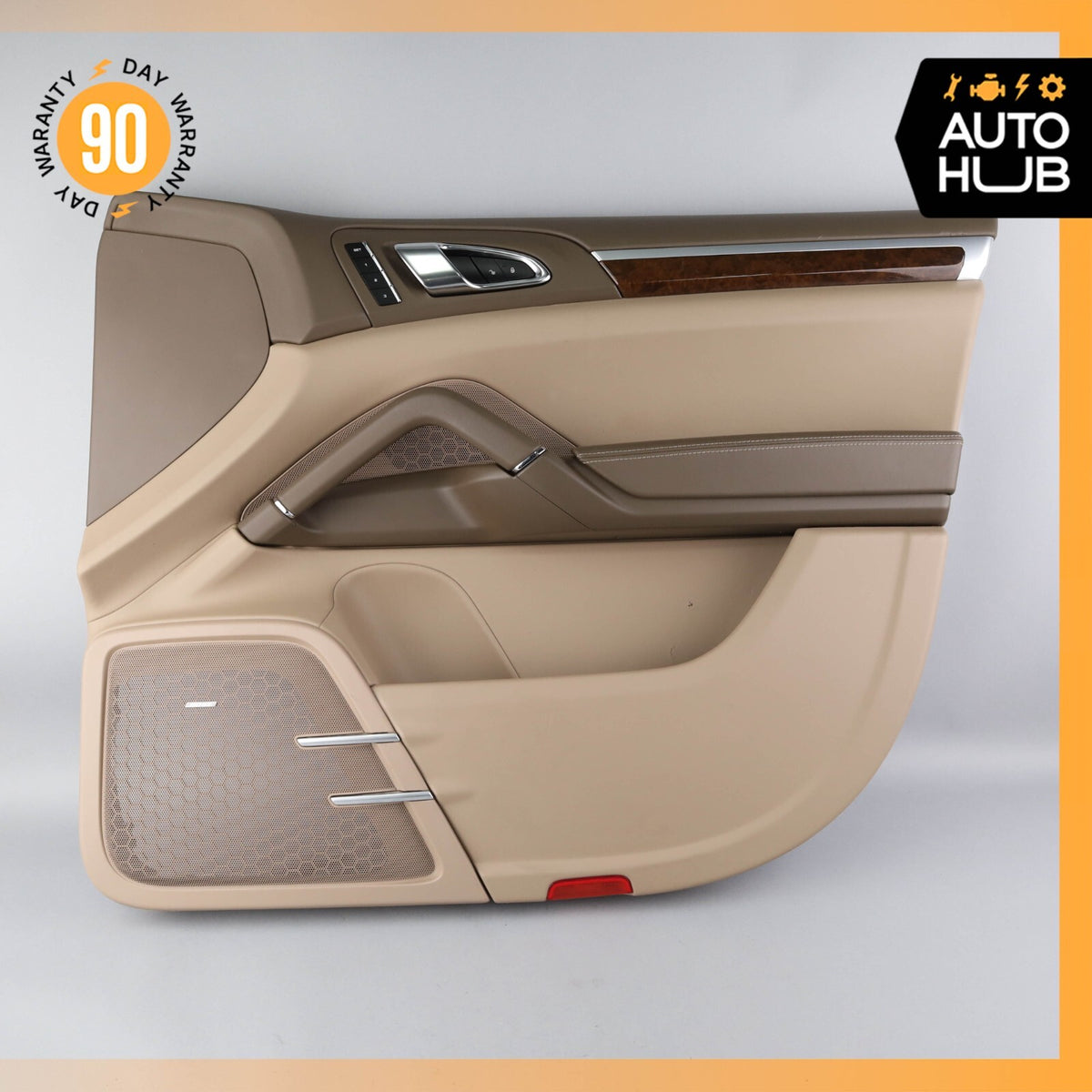Porsche Cayenne 958 GTS Front Right Side Interior Door Panel Leather OEM 40k - photo 2