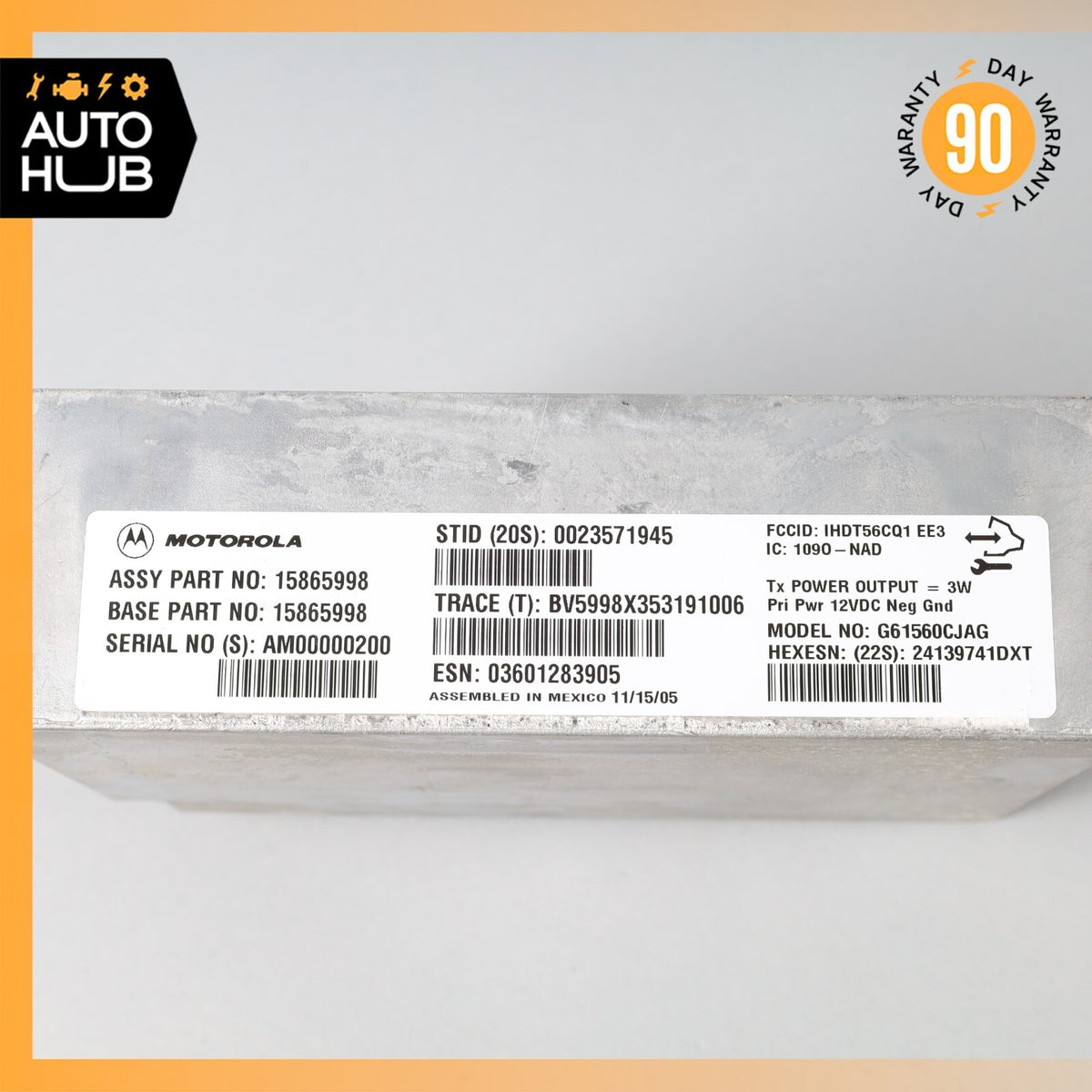 04-06 Cadillac XLR Communication Interface Module 15865998 OEM - photo 8