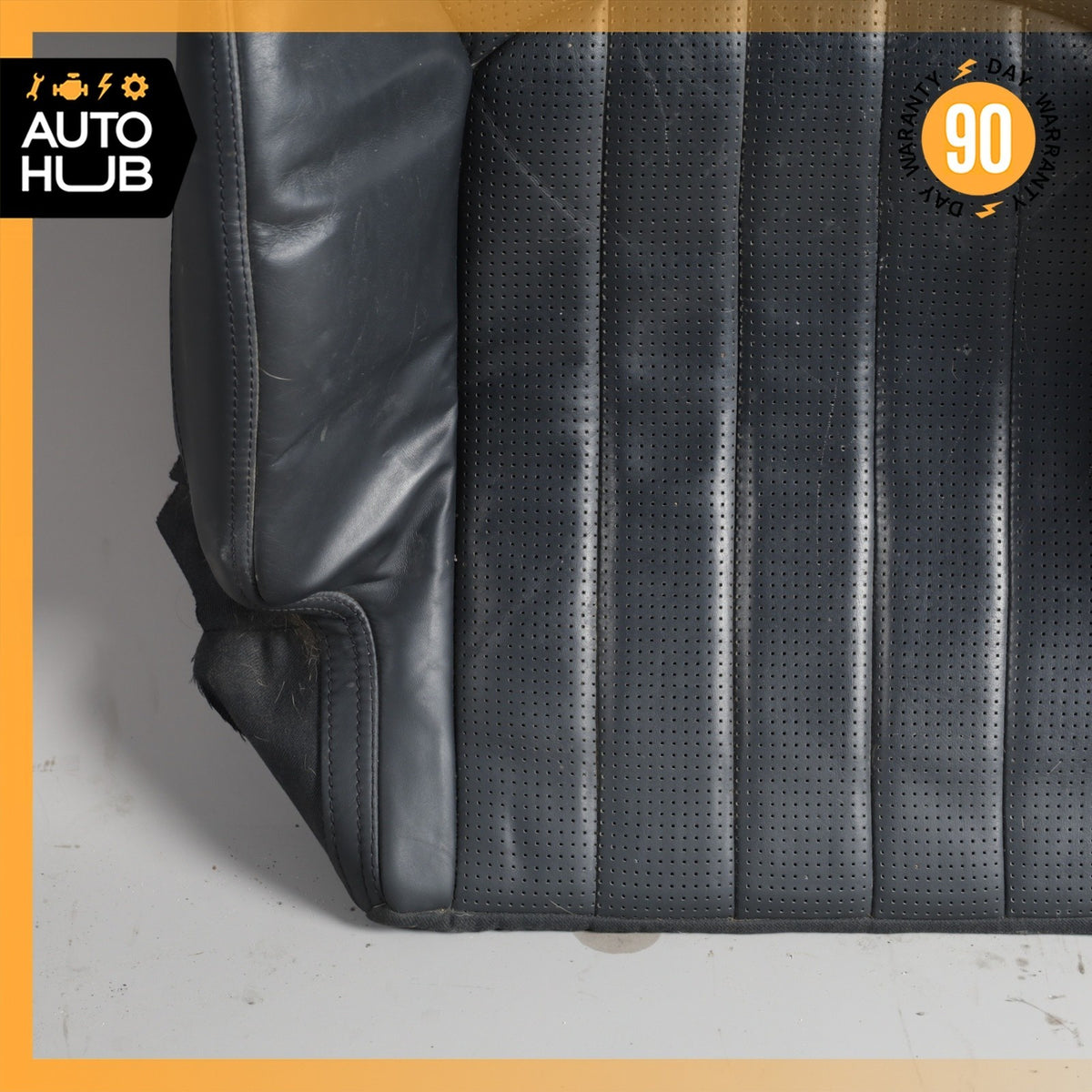 03-06 Mercedes W215 CL55 AMG Front Right Lower Bottom Seat Cushion Skin OEM - photo 5