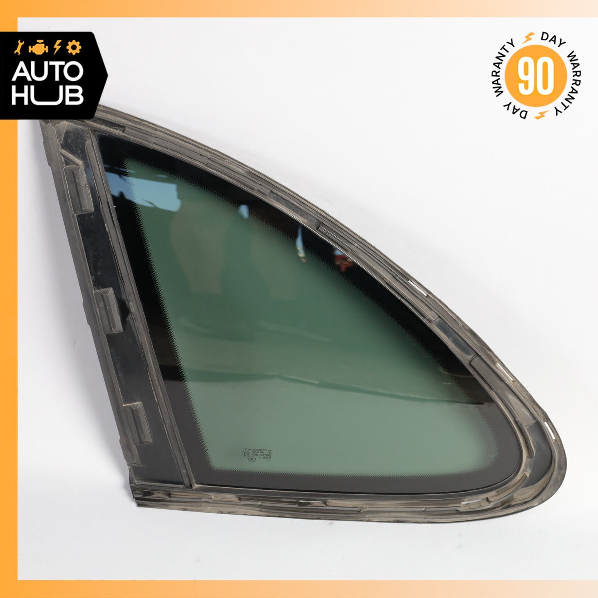 11-18 Porsche Cayenne 958 Hybrid S Rear Left Side Quarter Window Glass OEM - photo 1