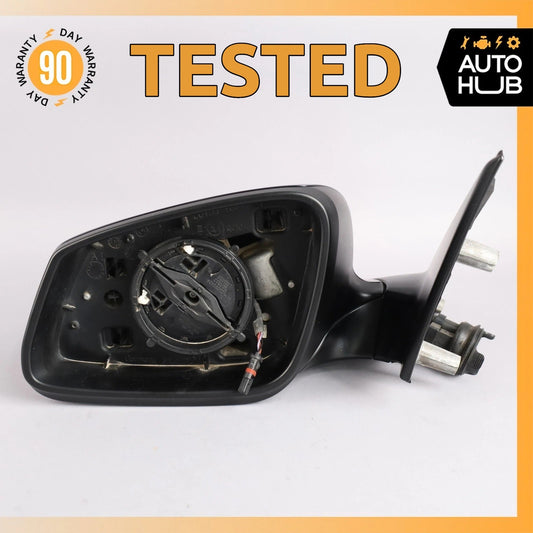 11-13 BMW F10 535i 550i Left Driver Side Rear View Door Mirror Blue OEM - photo 1