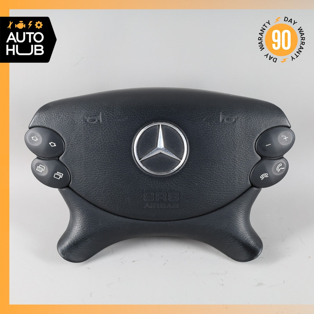 Mercedes R230 SL500 CLK500 E350 CLK55 Steering Wheel Airbag Air Bag Black OEM - photo 1