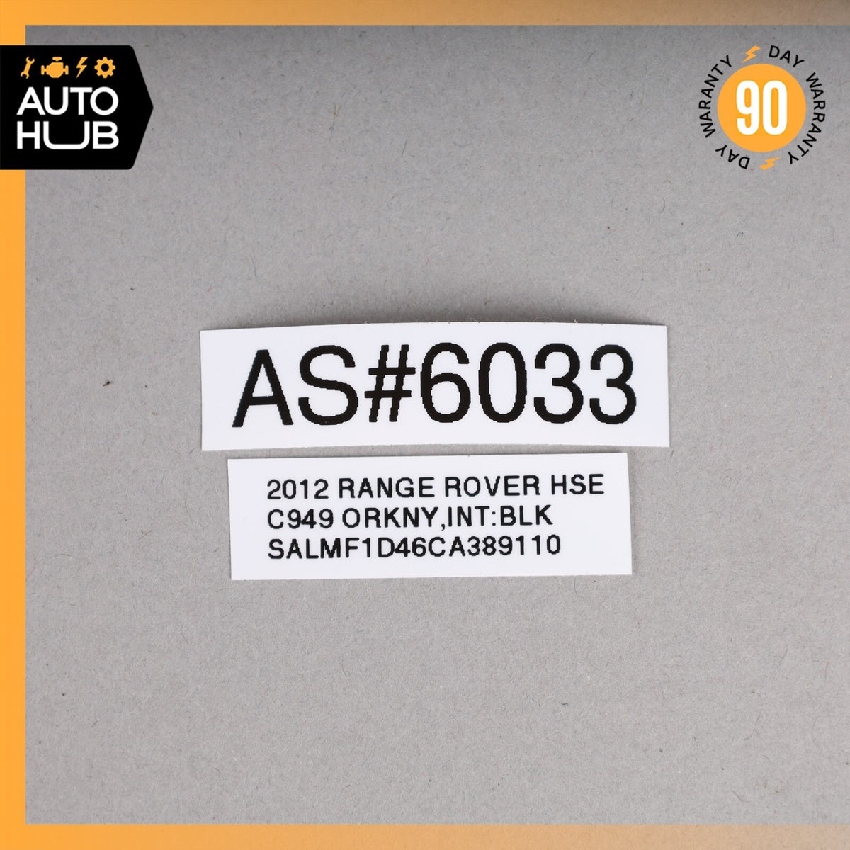 07-12 Land Rover Range Rover L322 HSE Front Seat Headrest Adjust Motor OEM 88k - photo 12