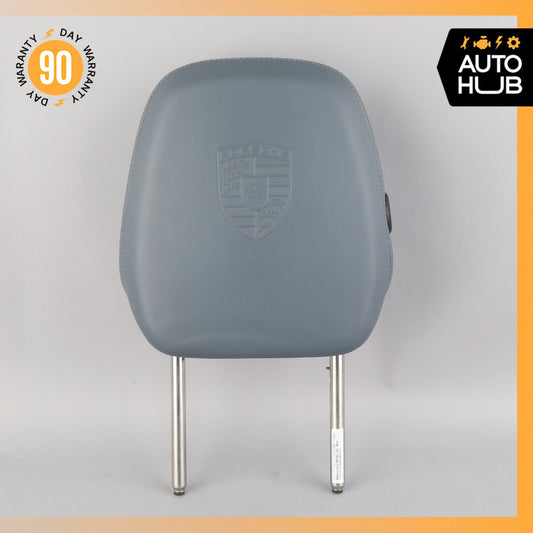 11-14 Porsche Cayenne 958 Turbo Front Left Driver Headrest Head Rest Blue OEM - photo 1