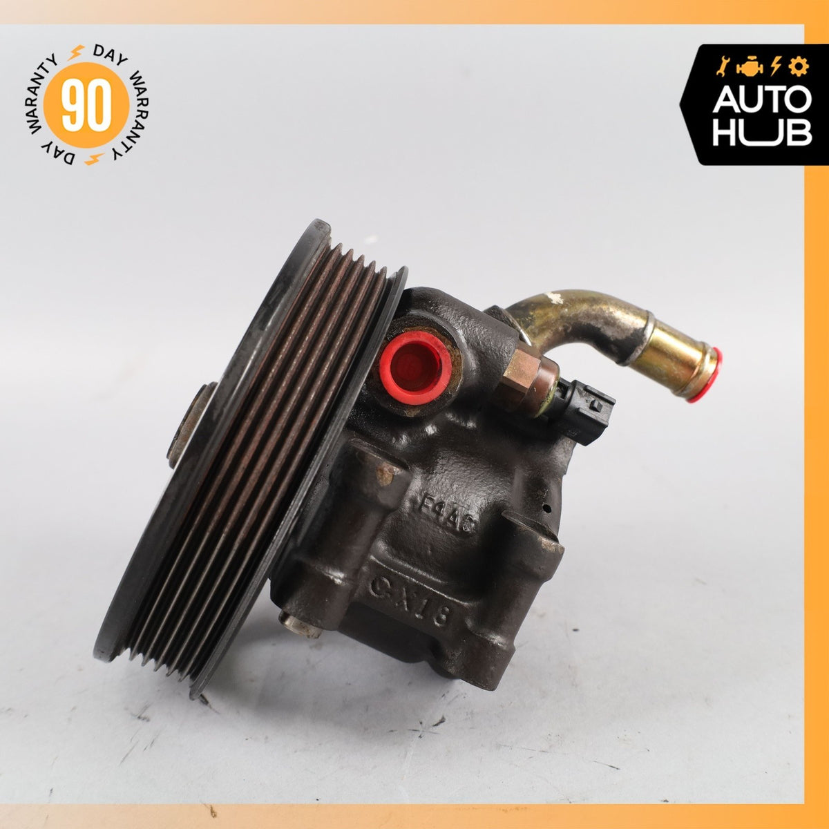 02-04 Ford Thunderbird 3.9L V8 Power Steering Pump 4U2Z3V674BHRM OEM - photo 3