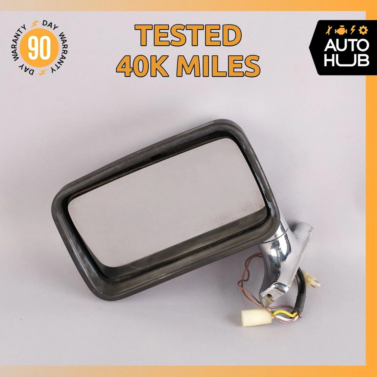 85-89 Rolls Royce Silver Spur Mulsanne Left Side Rear View Door Mirror OEM 40k - photo 1