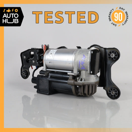 14-19 BMW F15 X5 X6 Airmatic Air Suspension Compressor Pump 37206875177 OEM - photo 1
