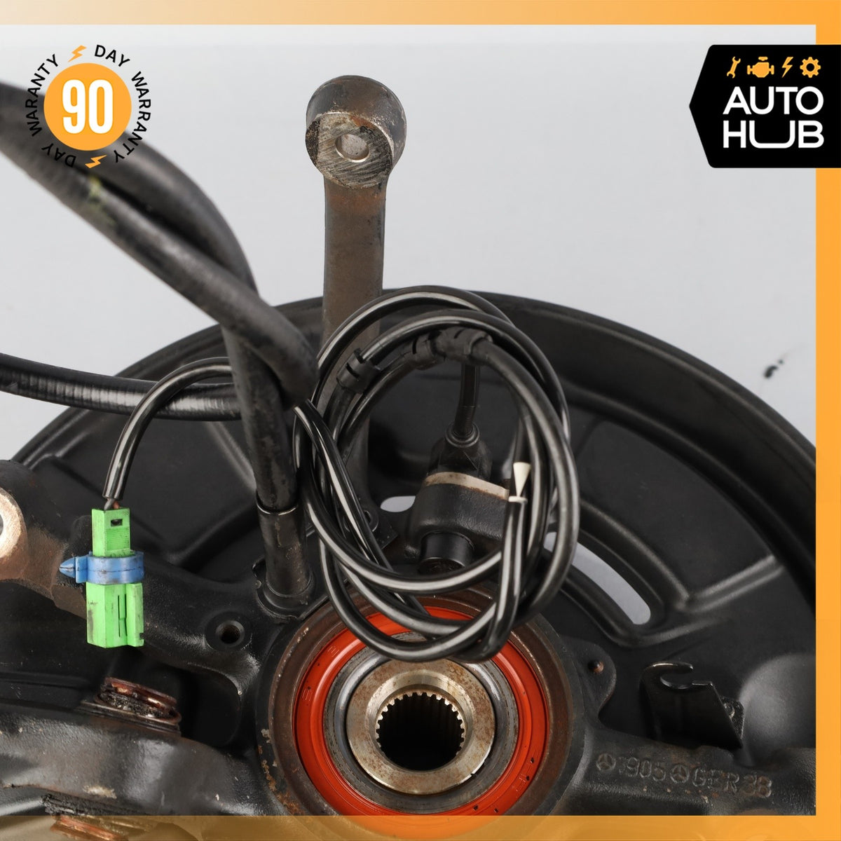 92-99 Mercedes W140 CL600 S500 Rear Left Side Spindle Knuckle Hub OEM 63k - photo 11