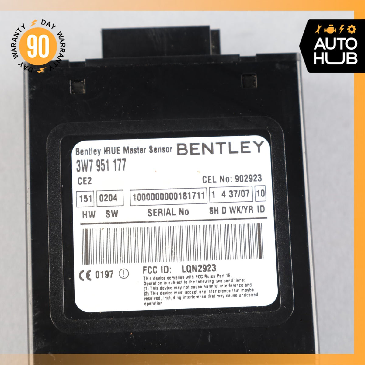 07-11 Bentley Continental GTC Anti Theft Alarm Movement Module OEM 46k - photo 8