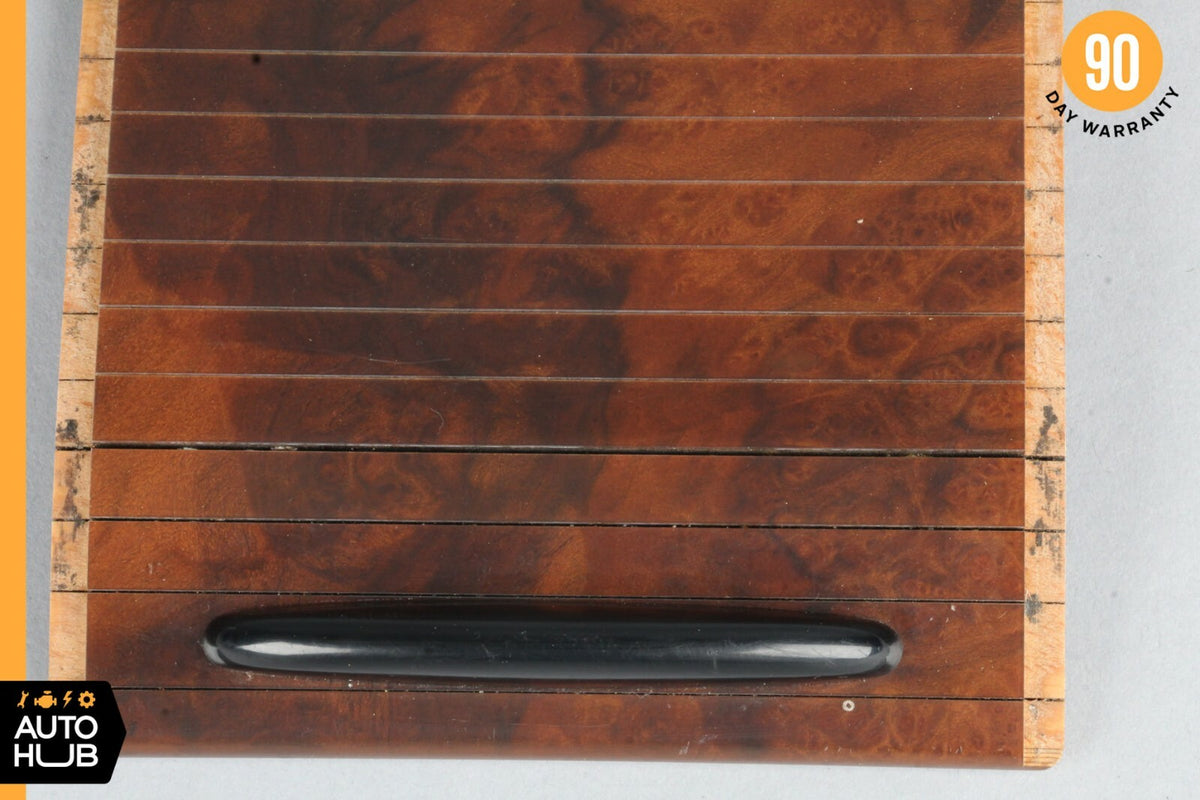 07-11 Mercedes W219 CLS550 Rear Armrest Center Console Roller Wood Trim OEM - photo 6