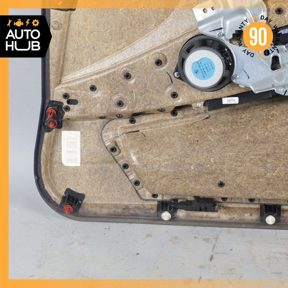 08-10 BMW E60 550i 528i Front Left Driver Side Interior Door Panel w/ Airbag OEM - photo 14