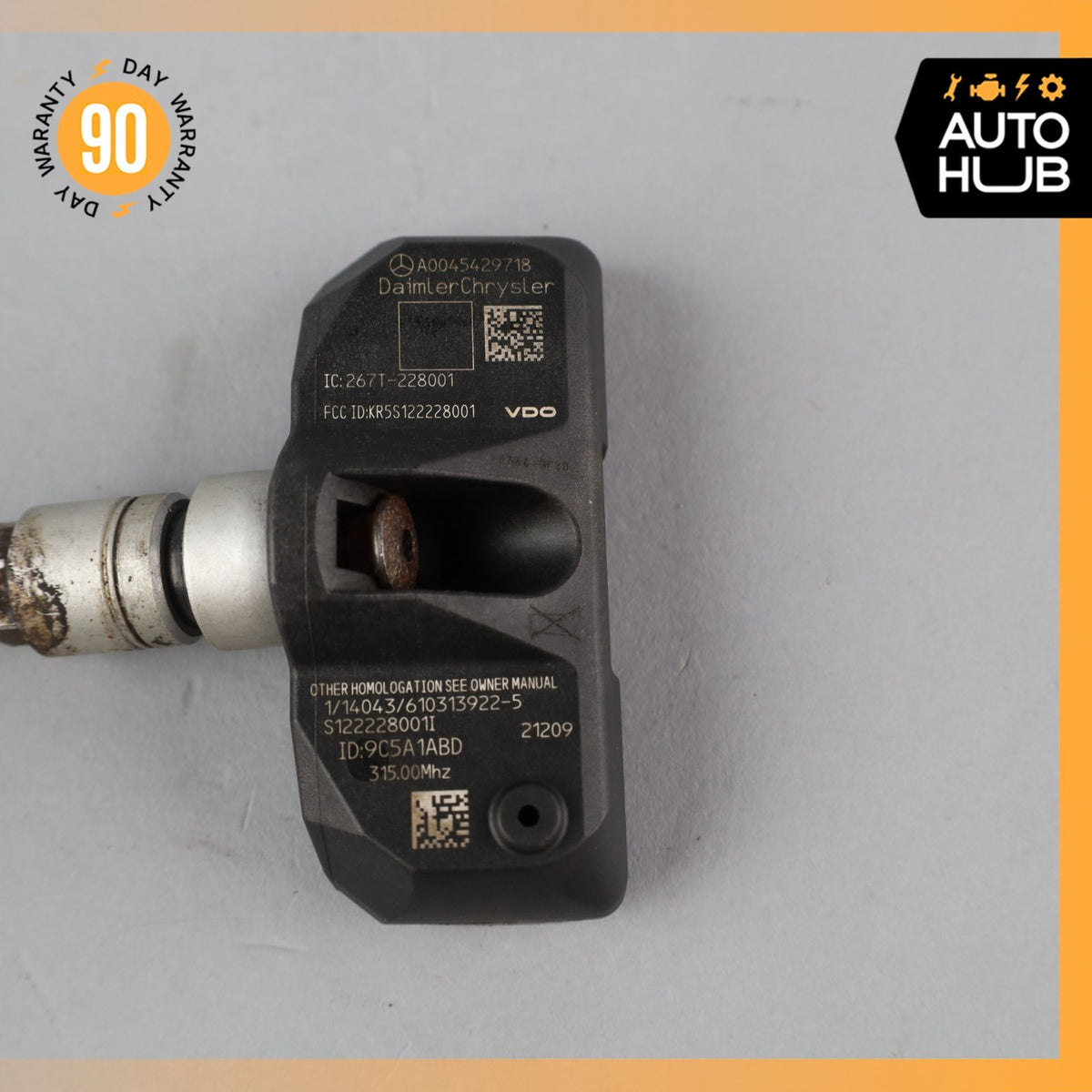 06-11 Mercedes W221 S550 CL55 AMG TPMS Tire Pressure Sensor 315 Mhz OEM - photo 8