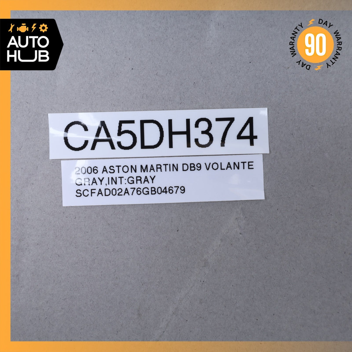 05-16 Aston Martin DB9 DBS Volante Convertible Rear Left Decklid Hinge Frame OEM - photo 12