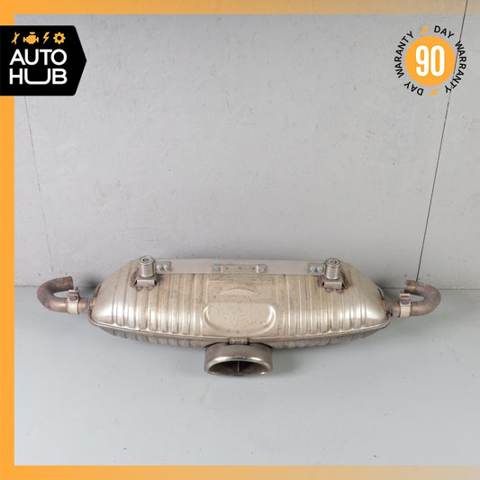 03-04 Porsche Boxster 986 Exhaust Mufflers Assembly 99611114111 OEM 61k - photo 1