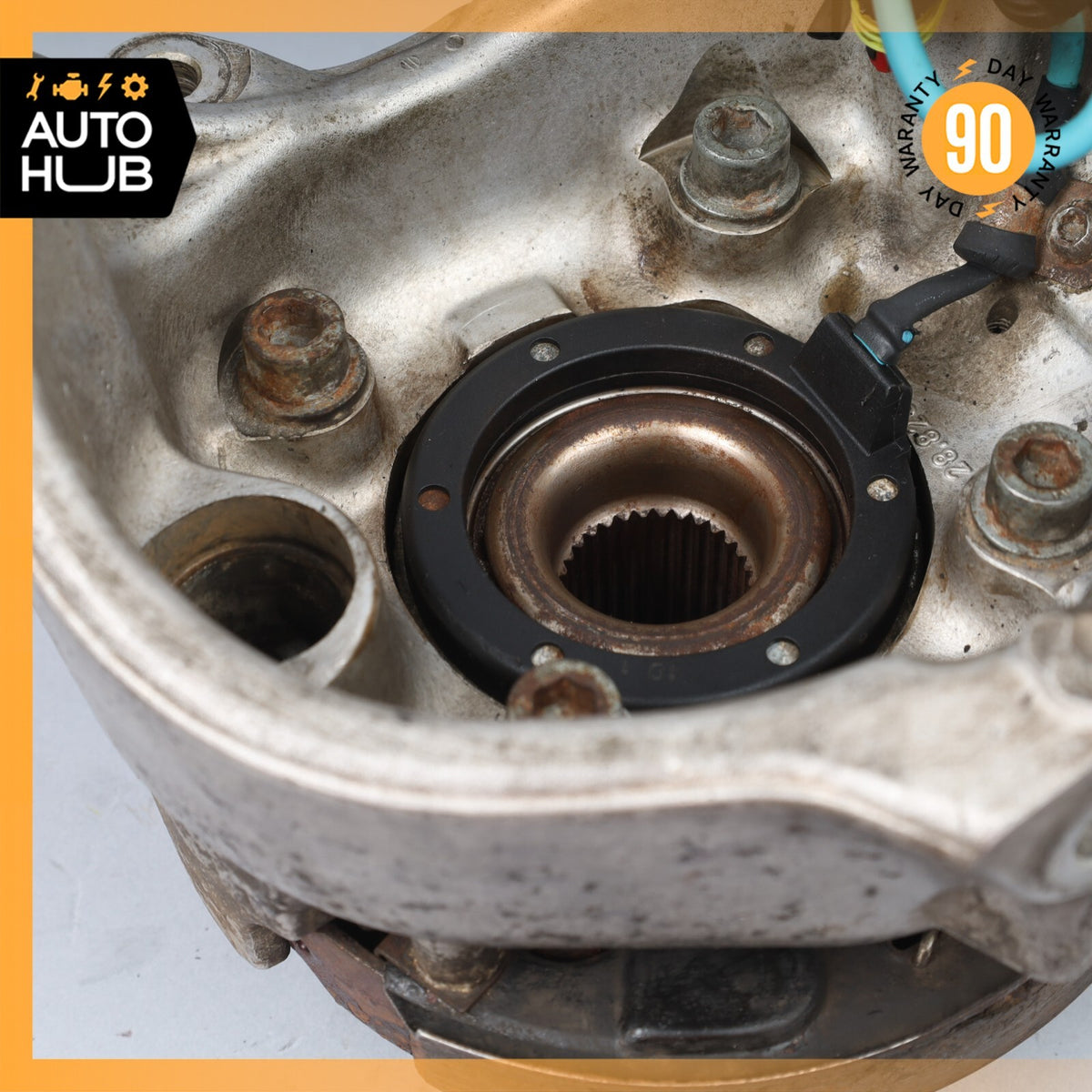 06-10 Maserati GranTurismo M145 Rear Left Side Spindle Knuckle Hub OEM - photo 17