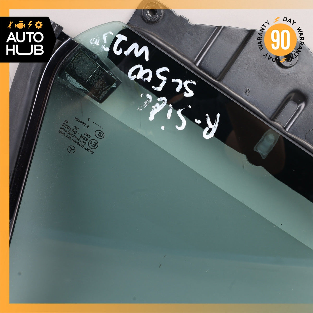 03-12 Mercedes R230 SL500 SL55 AMG Rear Right Side Quarter Window Glass OEM - photo 12
