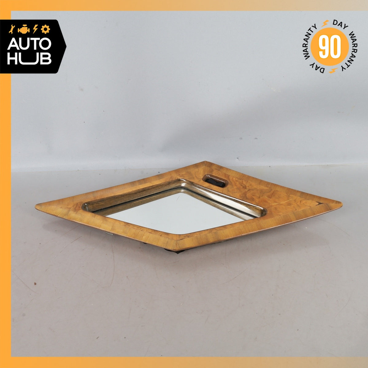 81-98 Bentley Brooklands Rear Right Quarter Vanity Glass Mirror Wood OEM - photo 10