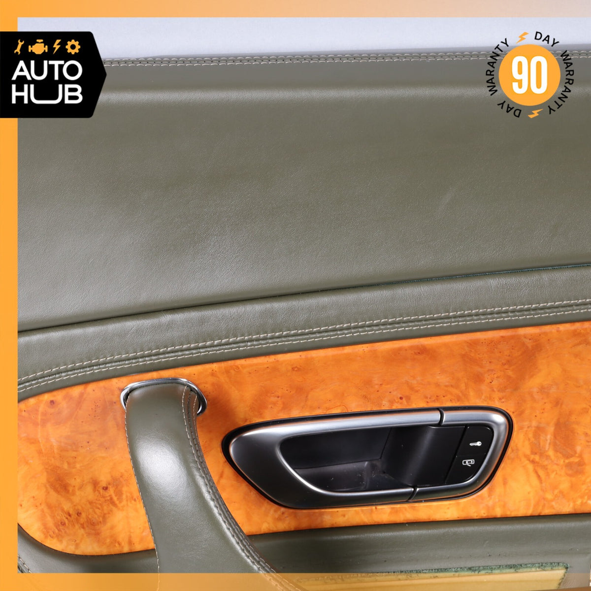 03-10 Bentley Continental GT Right Passenger Side Interior Door Panel Green OEM - photo 4