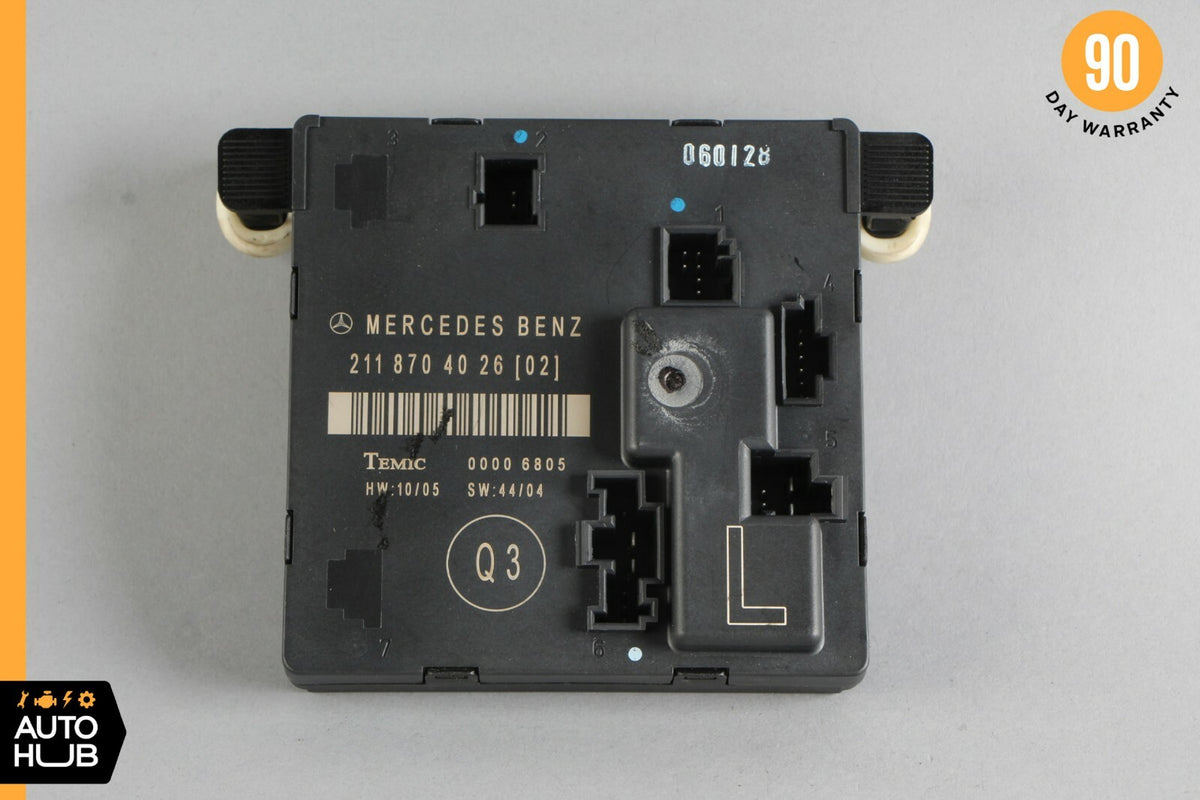 07-09 Mercedes W211 E350 E320 E550 Rear Left Door Control Module 2118704026 OEM - photo 2