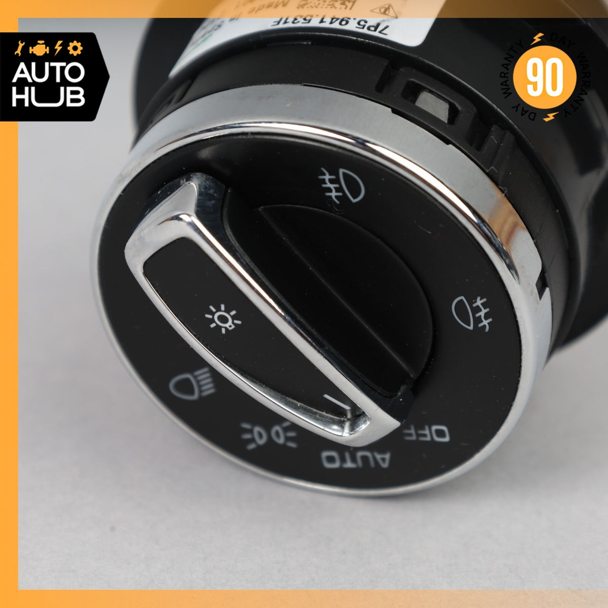 2015 Porsche Cayenne 958 S Turbo Headlight Control Switch 7P5941531F OEM - photo 7