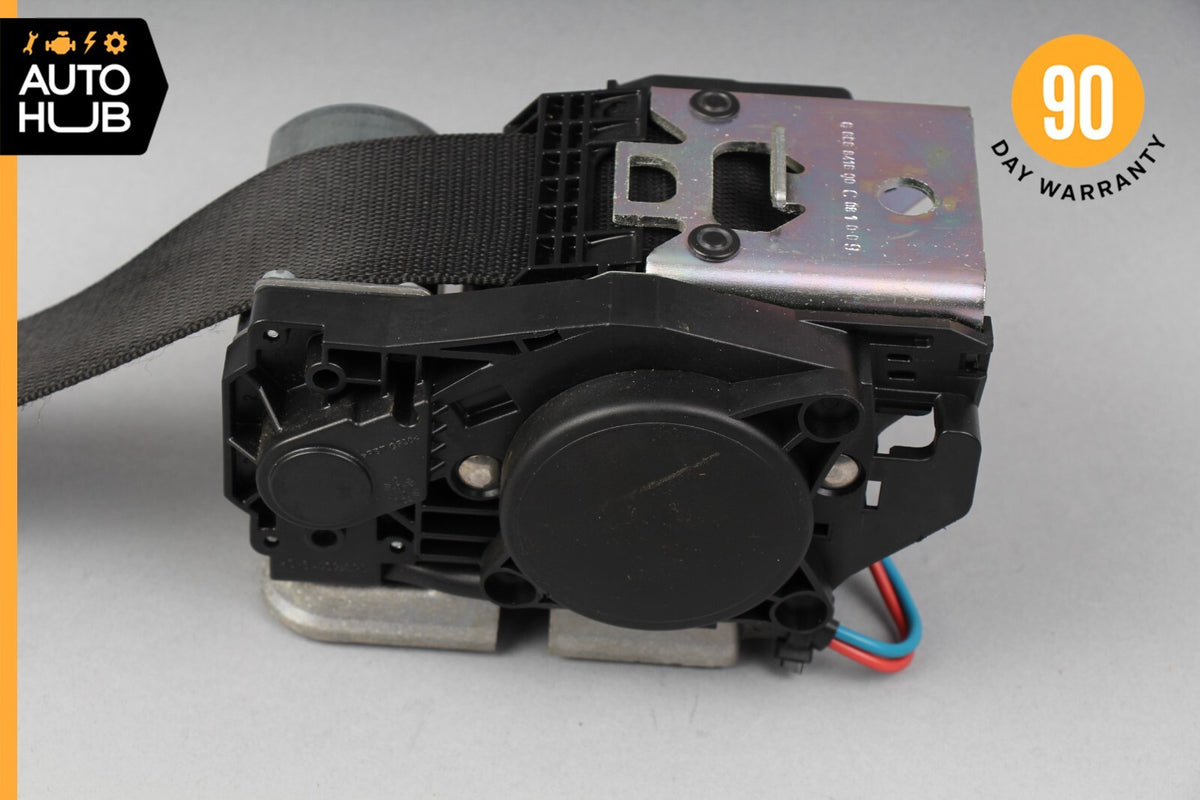 07-09 Mercedes W211 E350 CLS550 Front Right Passenger Side Seat Belt Black OEM - photo 5