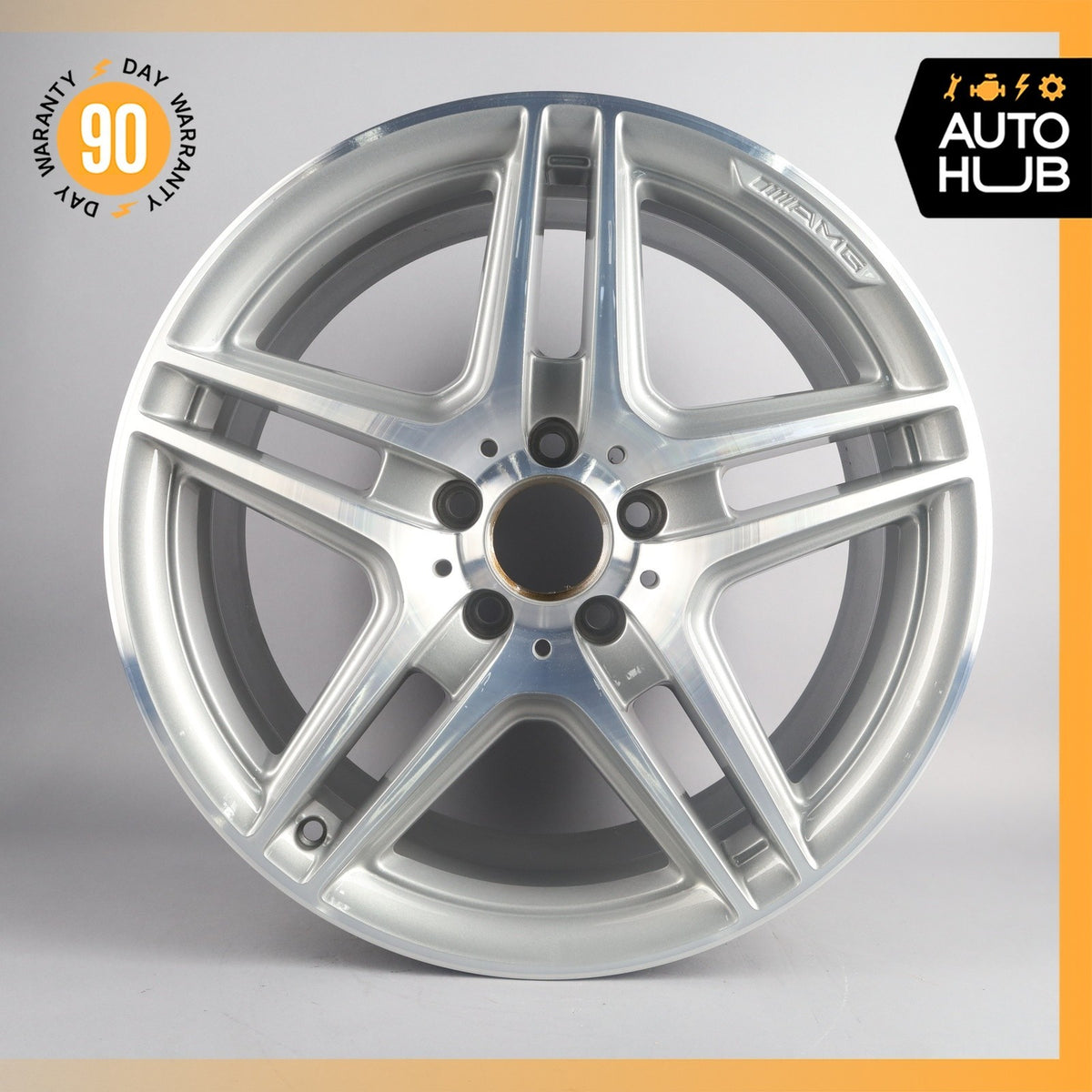 Mercedes W204 C250 C63 AMG 8 x 18 18" Front Wheel Rim 2044014102 OEM - photo 2