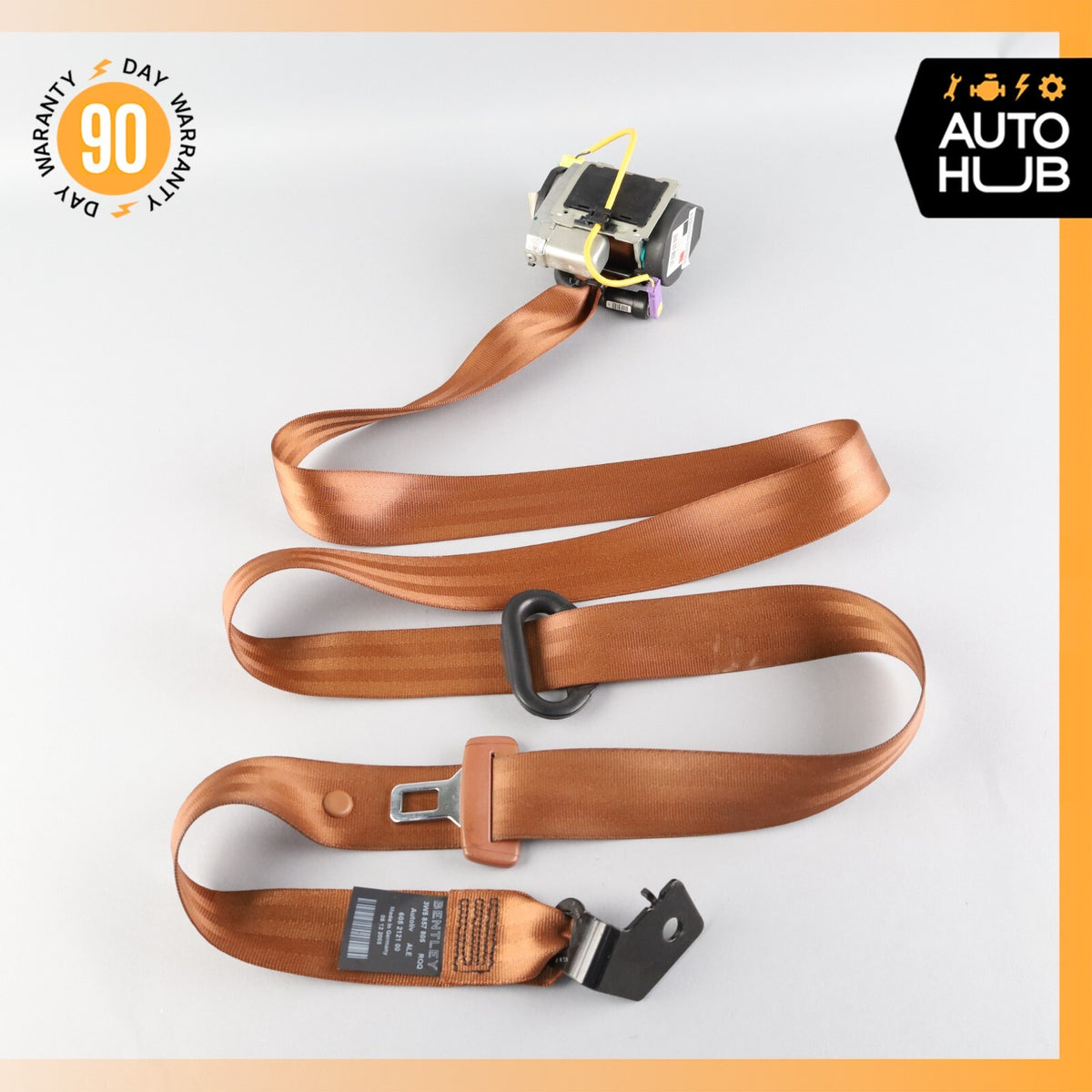 06-13 Bentley Continental Flying Spur Rear Left Driver Side Seat Belt OEM 58k - photo 1
