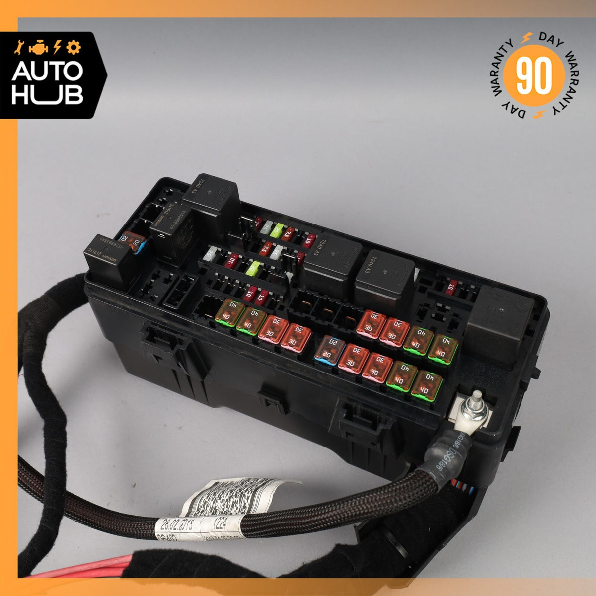 2018 Maserati Ghibli M157 3.0L RWD Rear Trunk Fuse Box w/ Wire Harness OEM - photo 18