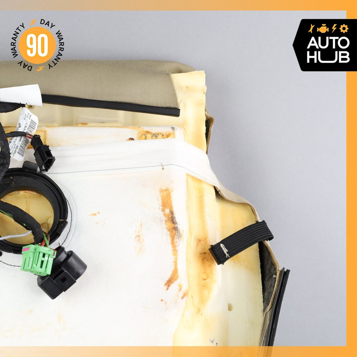 Audi 4M Q7 Front Right Passenger Side Lower Bottom Seat Cushion Beige OEM 87k - photo 13