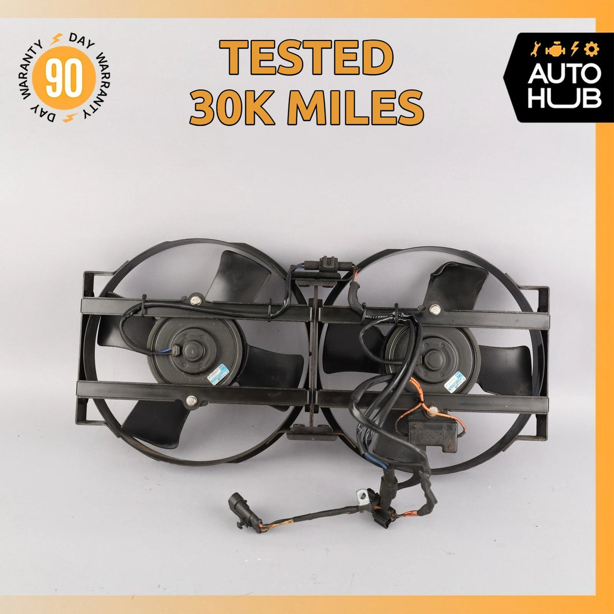 00-02 Bentley Arnage 6.8L V8 Engine Cooling Fan Motor Assembly PA60001PA OEM 30k - photo 1