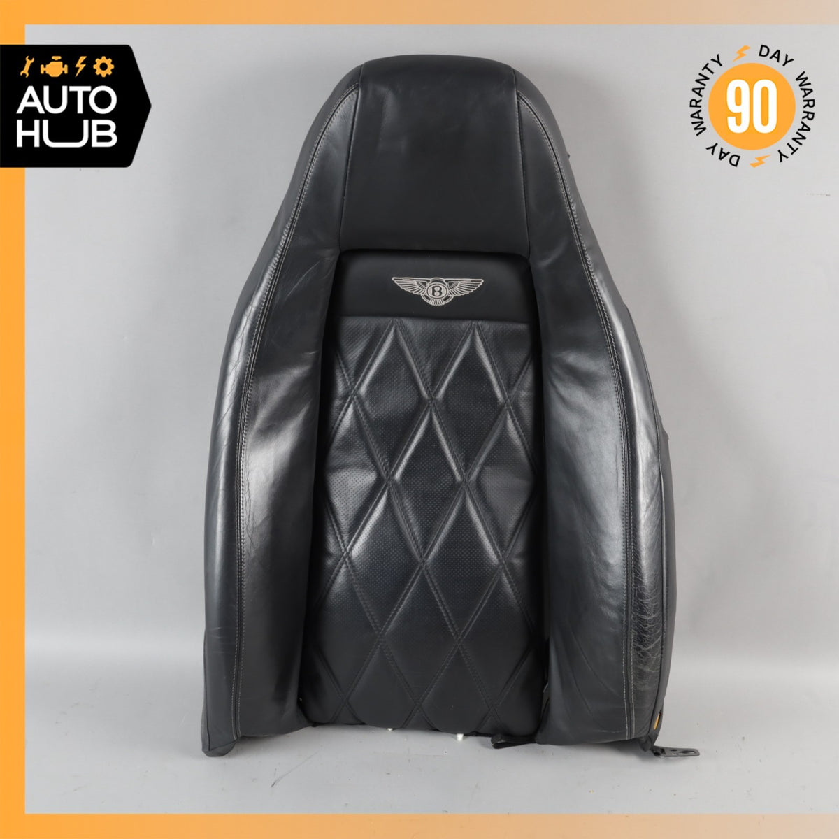 03-10 Bentley Continental GT Front Left Side Top Upper Seat Cushion OEM - photo 2