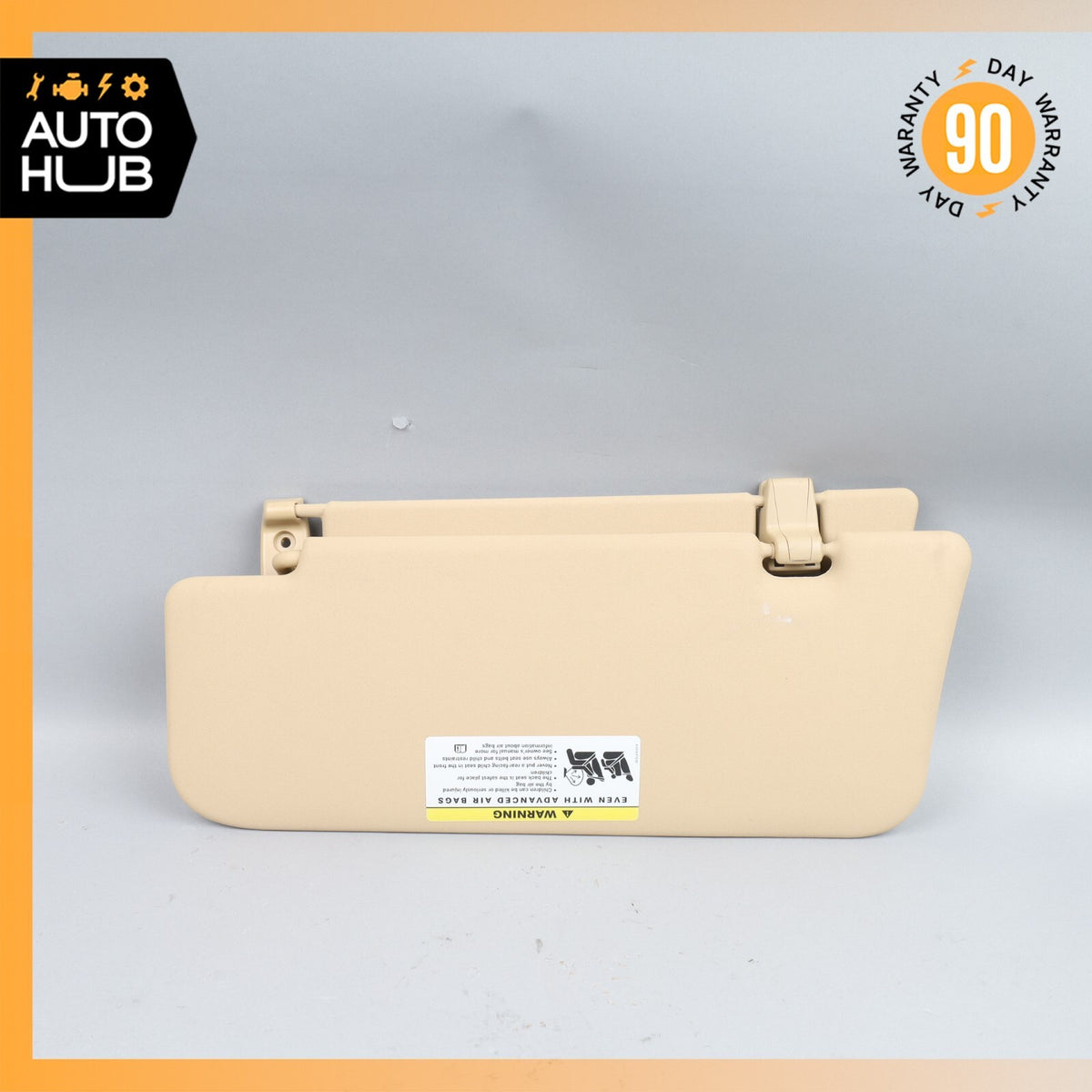 06-12 Mercedes W164 ML550 GL350 Sun Visor Sunvisor Front Right Side Beige OEM - photo 11