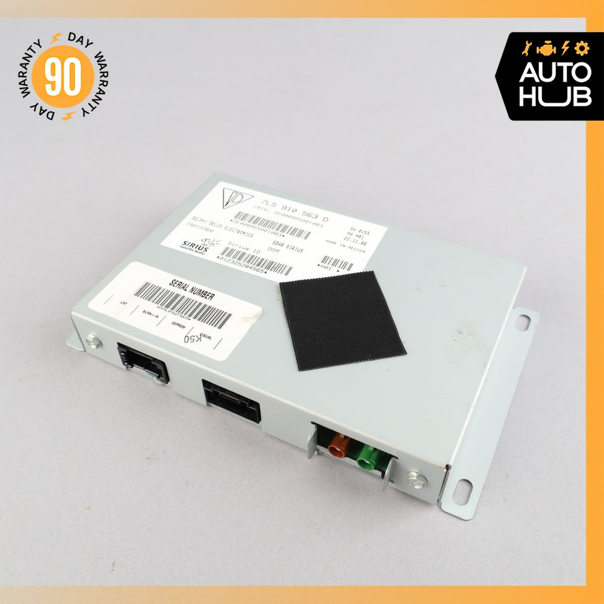 Porsche Cayenne 955 Satellite Radio Receiver Control Module Unit 7L5910563D OEM - photo 1
