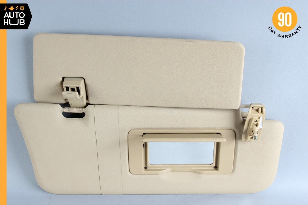 06-12 Mercedes X164 GL450 ML350 ML450 Sun Visor Sunvisor Right Side Beige OEM - photo 9