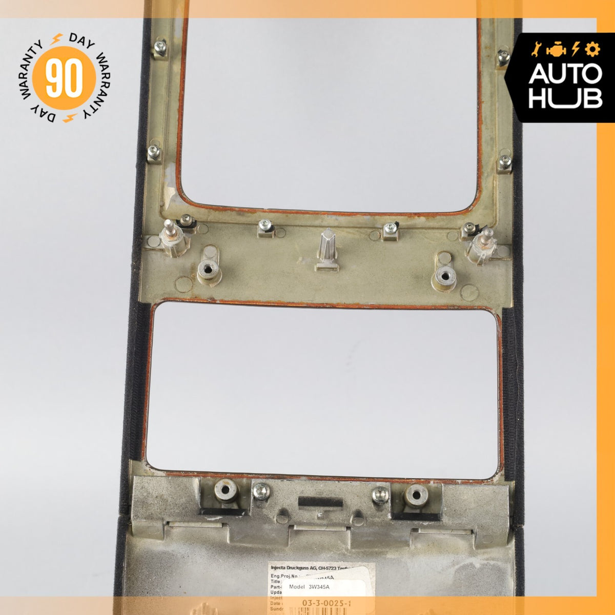 03-17 Bentley Continental GT Coupe Rear Center Console Bezel A/C Vent Trim OEM - photo 10