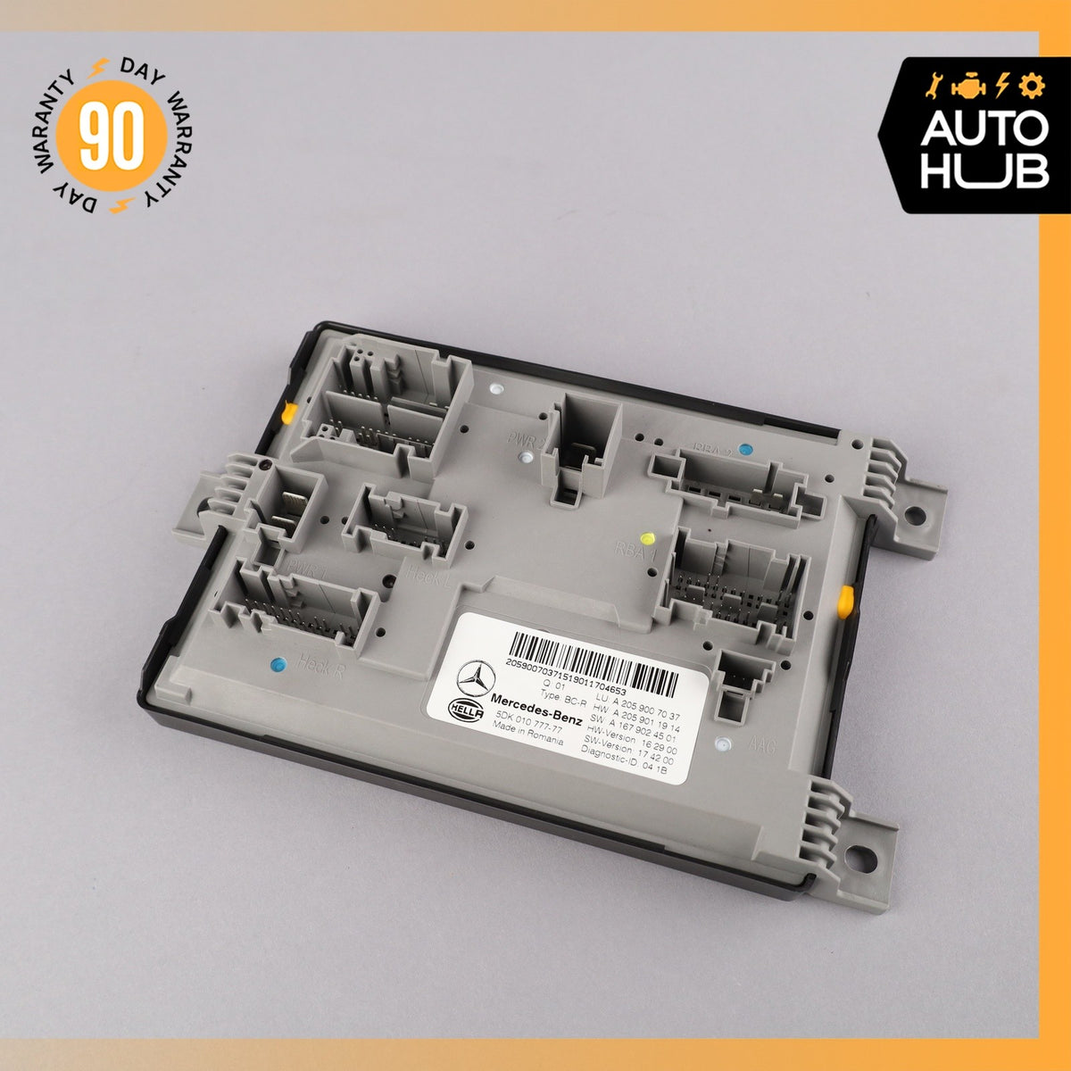 19-23 Mercedes W205 C43 C63 Rear SAM Module Control Unit Signal Acquisition OEM - photo 1