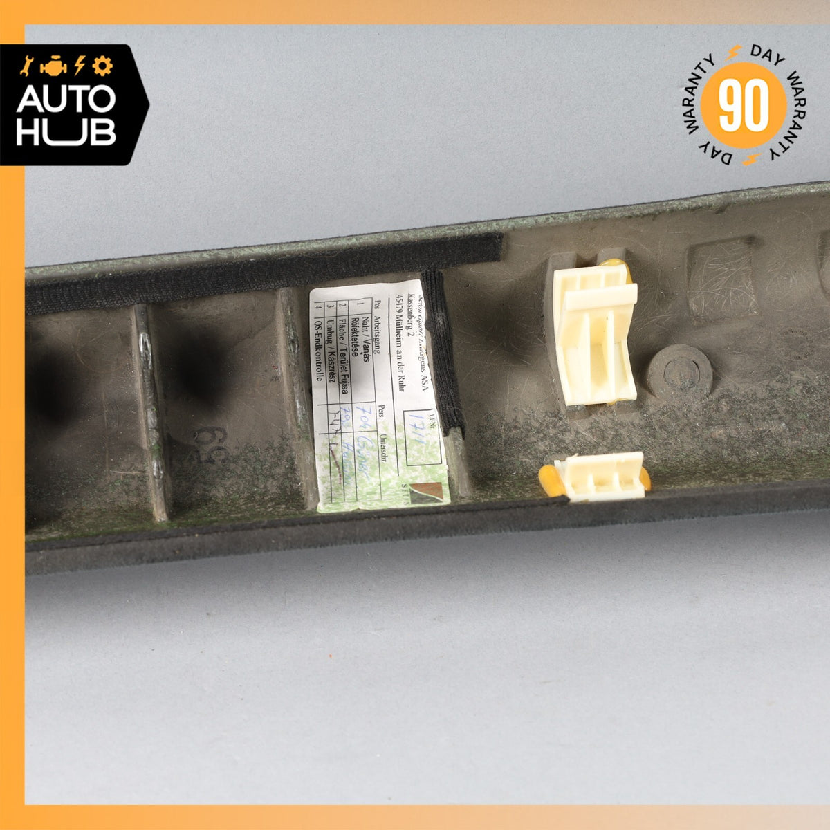 03-12 Mercedes R230 SL55 SL600 Front Left Interior Trim Panel A Pillar Suede OEM - photo 10