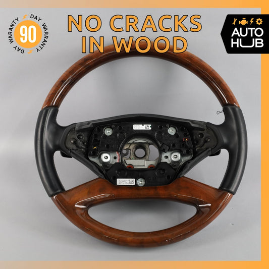 10-14 Mercedes W221 S400 S550 CL550 Steering Wheel w/Paddle Shifters Black OEM - photo 1