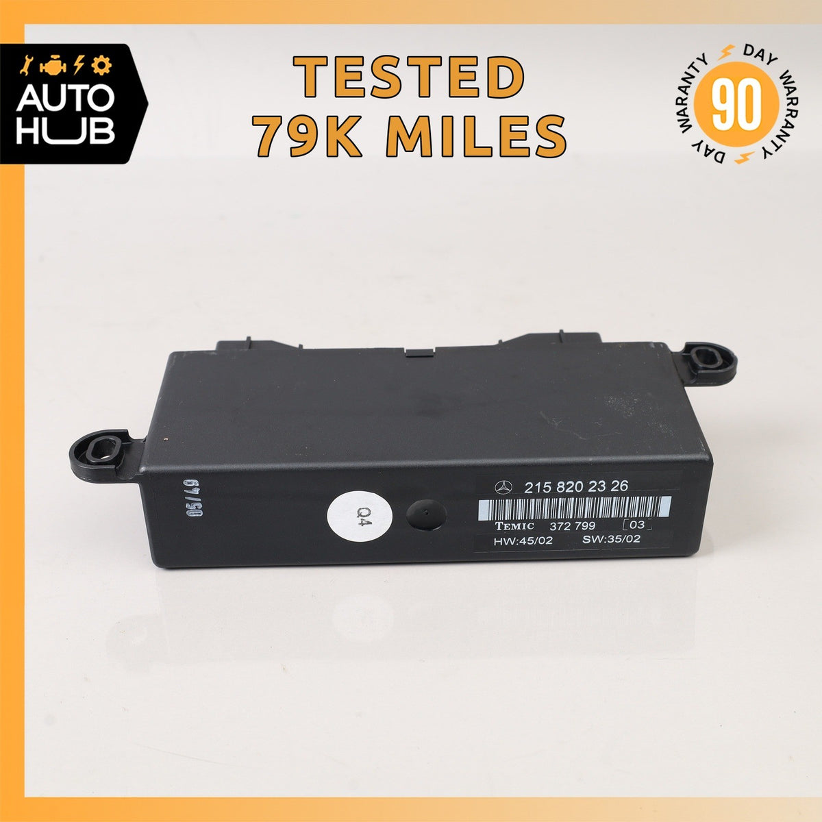 2006 Mercedes W215 CL500 Rear Window Regulator Control Module 2158201726 OEM - photo 1