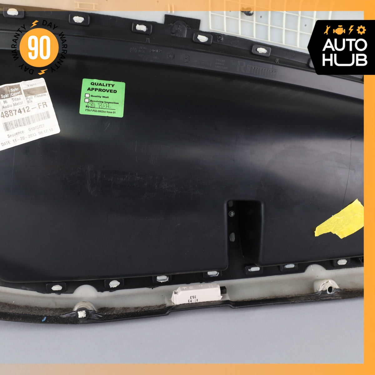 08-14 BMW E71 X6M Front Right Side Interior Door Panel 51417243722 OEM 62k - photo 16