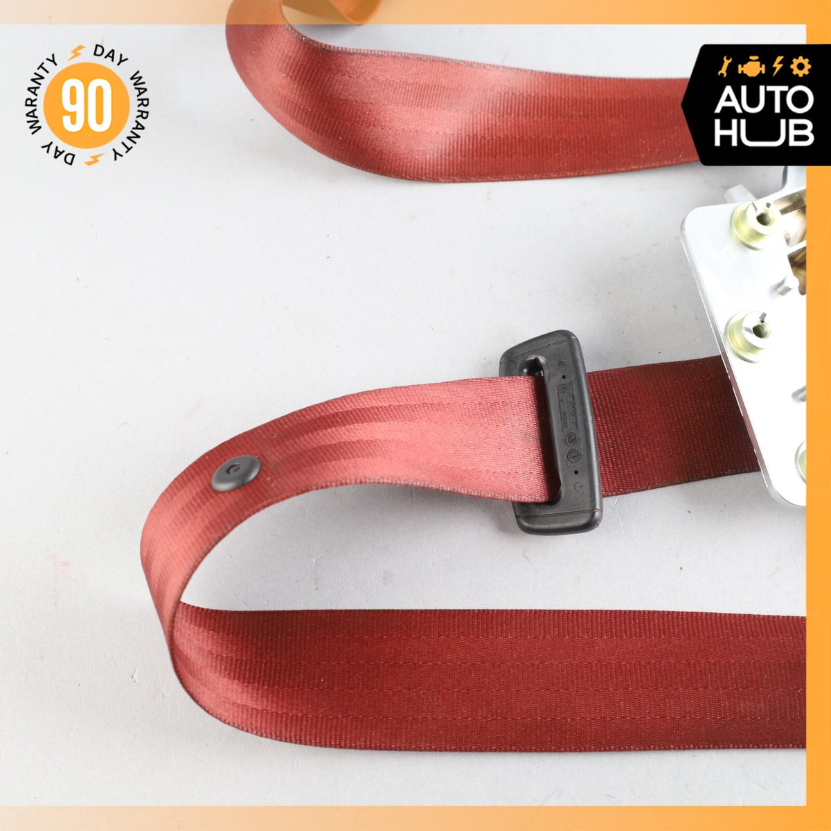 03-06 Bentley Continental GT Front Left Driver Side Seat Belt Red OEM 73k - photo 13