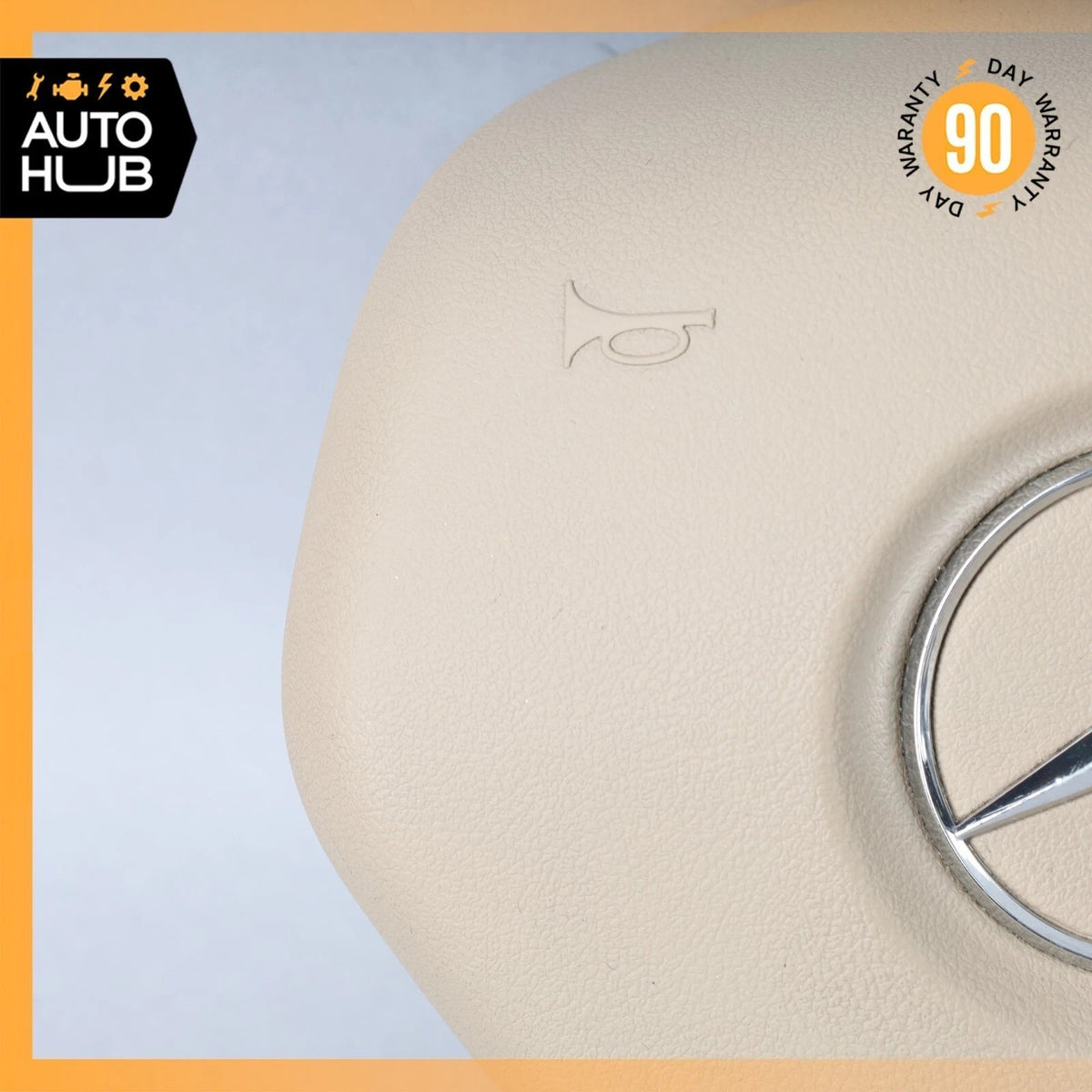12-17 Mercedes W212 E250 C250 CLS550 Driver Steering Wheel Airbag Beige OEM - photo 2
