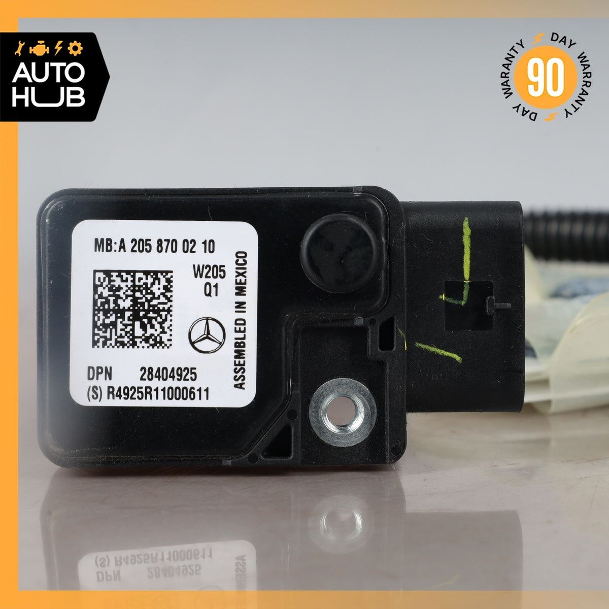 15-18 Mercedes W205 C300 Seat Occupancy Sensor SRS Mat OEM - photo 4