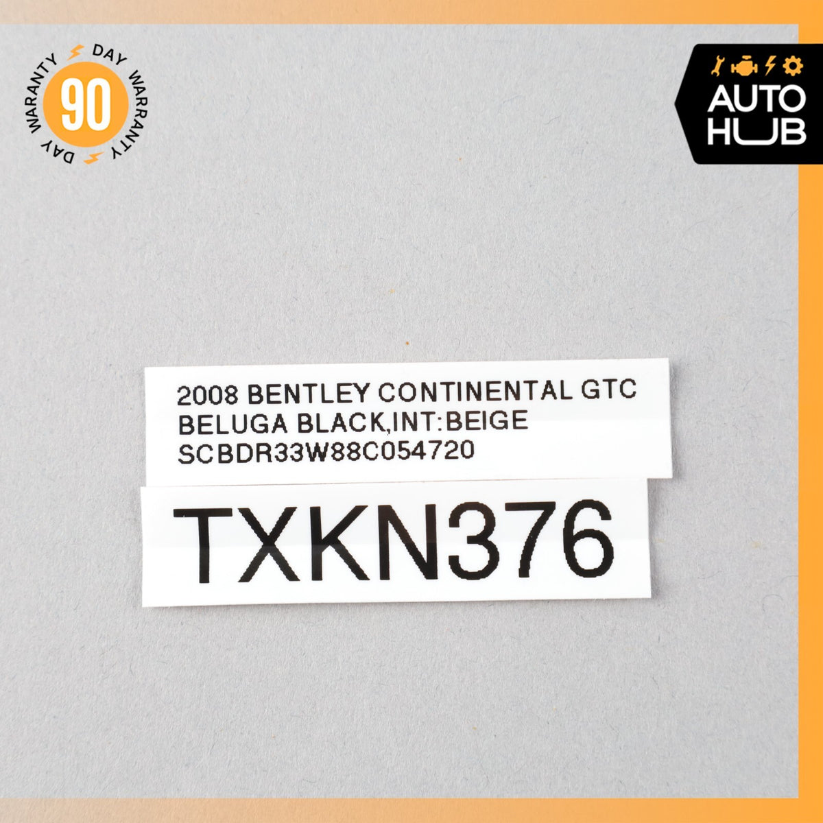 03-12 Bentley Continental GTC Flying Spur GT Climate Temperature Sensor OEM 63k - photo 8